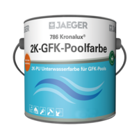 Zweikomponentige Poolfarbe für GFK Pools 