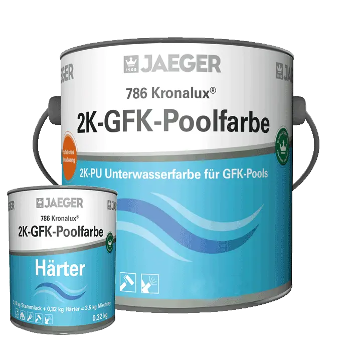 Zweikomponentige Poolfarbe für GFK Pools