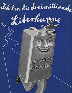 Alte Werbeanzeige für den Kronengrund von Jaeger