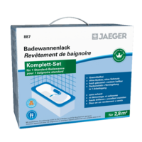 Jaeger Badewannenlack Set zum Streichen von emaillierten Badewannen.