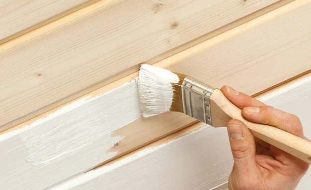 Holz- Isolier- und Deckfarbe 319 Ideal für Holzdecken und Paneele. Holz- Isolier- und Deckfarbe 319 Ideal für Holzdecken und Paneele.