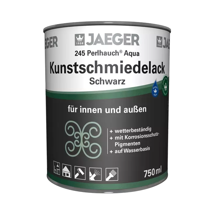 Kunstschmiedelack in schwarz